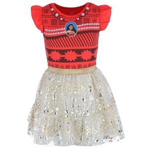 Jerry Leigh Girl's Disney Moana Princess Cosplay Tutu Dress